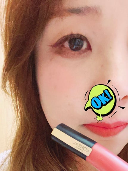 ルージュシグネチャー /ロレアル パリ/リップグロスを使ったクチコミ(2枚目)