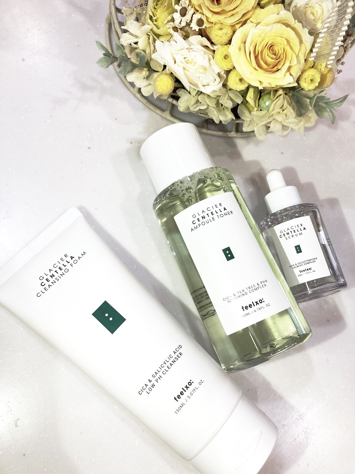 GLACIER CENTELLA CLEANSING FOAM/feelxo/クレンジングクリームを使ったクチコミ（1枚目）