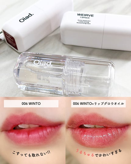 リップティーク/oiad/口紅を使ったクチコミ(4枚目)