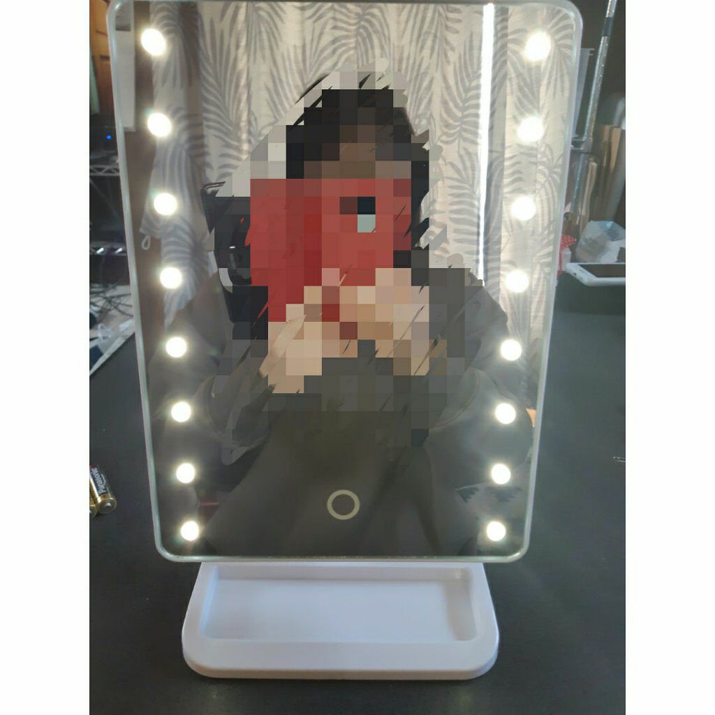 LEDライトミラー (AS-0678)/ニトリ/その他化粧小物を使ったクチコミ(2枚目)