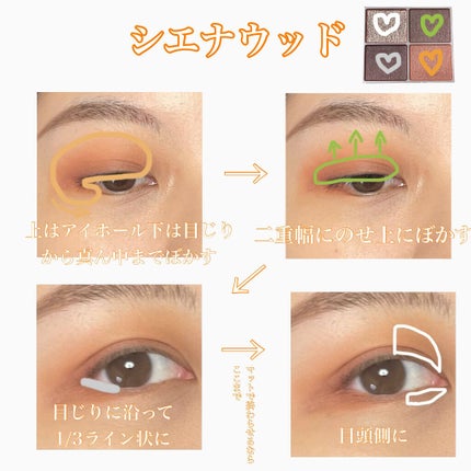 シルキースフレアイズ(マットタイプ)/キャンメイク/アイシャドウパレットを使ったクチコミ(9枚目)