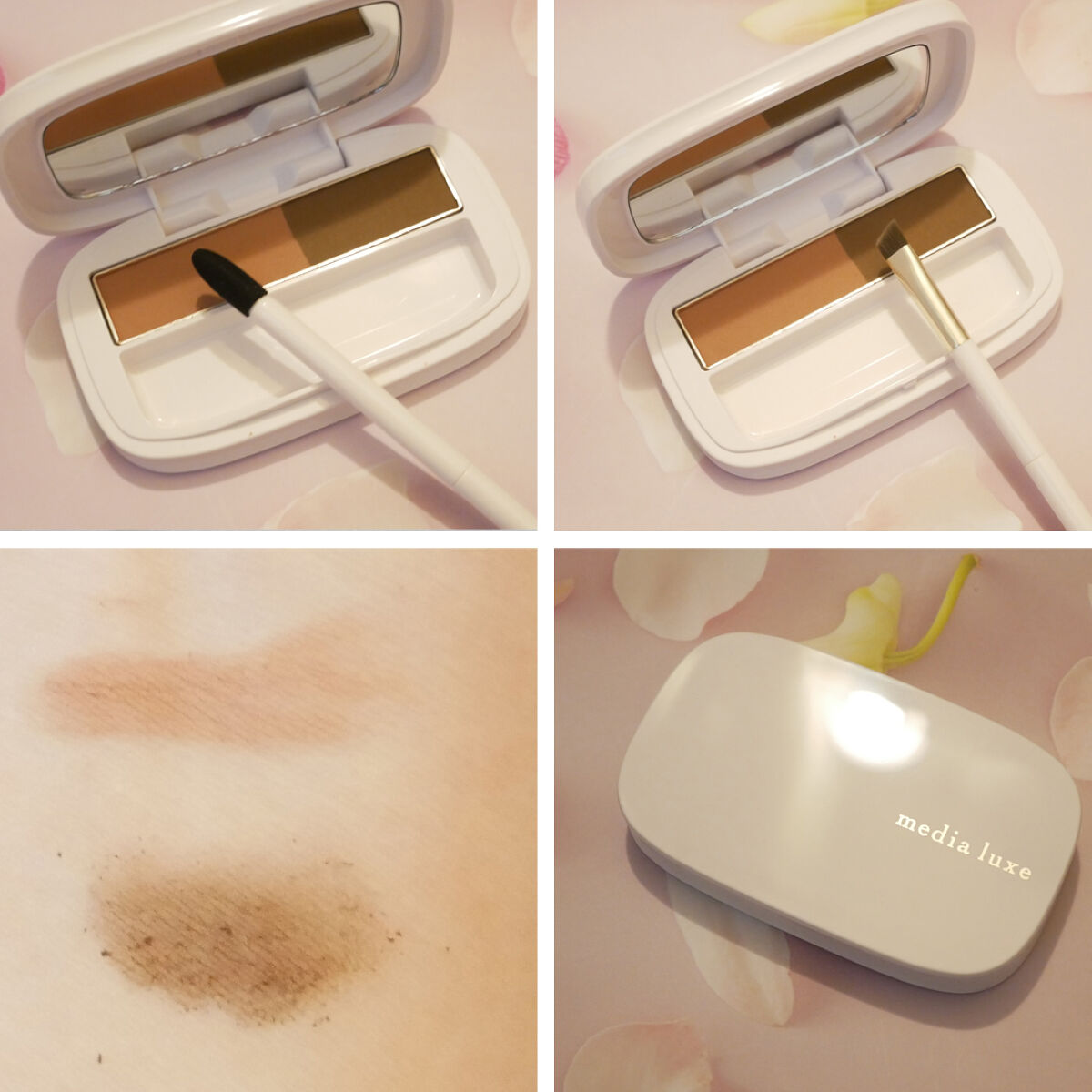 パウダーアイブロウ/media luxe/パウダーアイブロウを使ったクチコミ（1枚目）