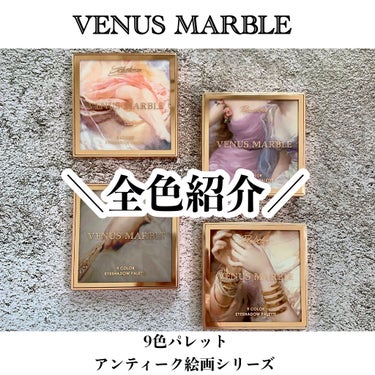 VenusMarble 9色アイシャドウパレット/Venus Marble/パウダーアイシャドウを使ったクチコミ（1枚目）