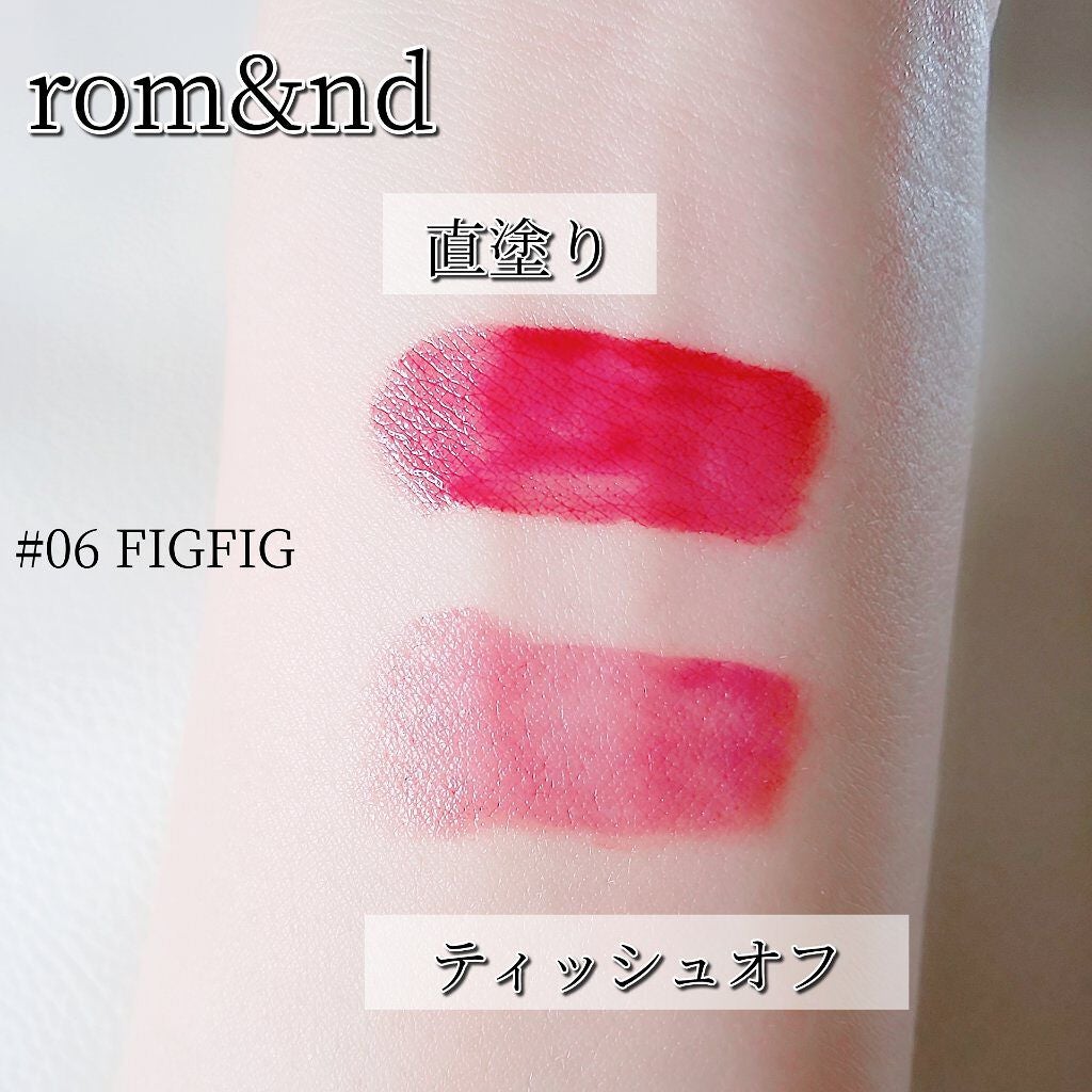 ジューシーラスティングティント/rom&nd/リップティントを使ったクチコミ(3枚目)