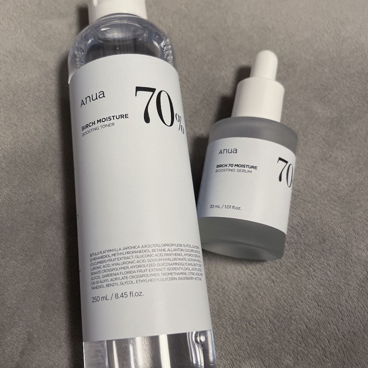 シラカバ70％水分ブースティングセラム/Anua/美容液を使ったクチコミ（1枚目）