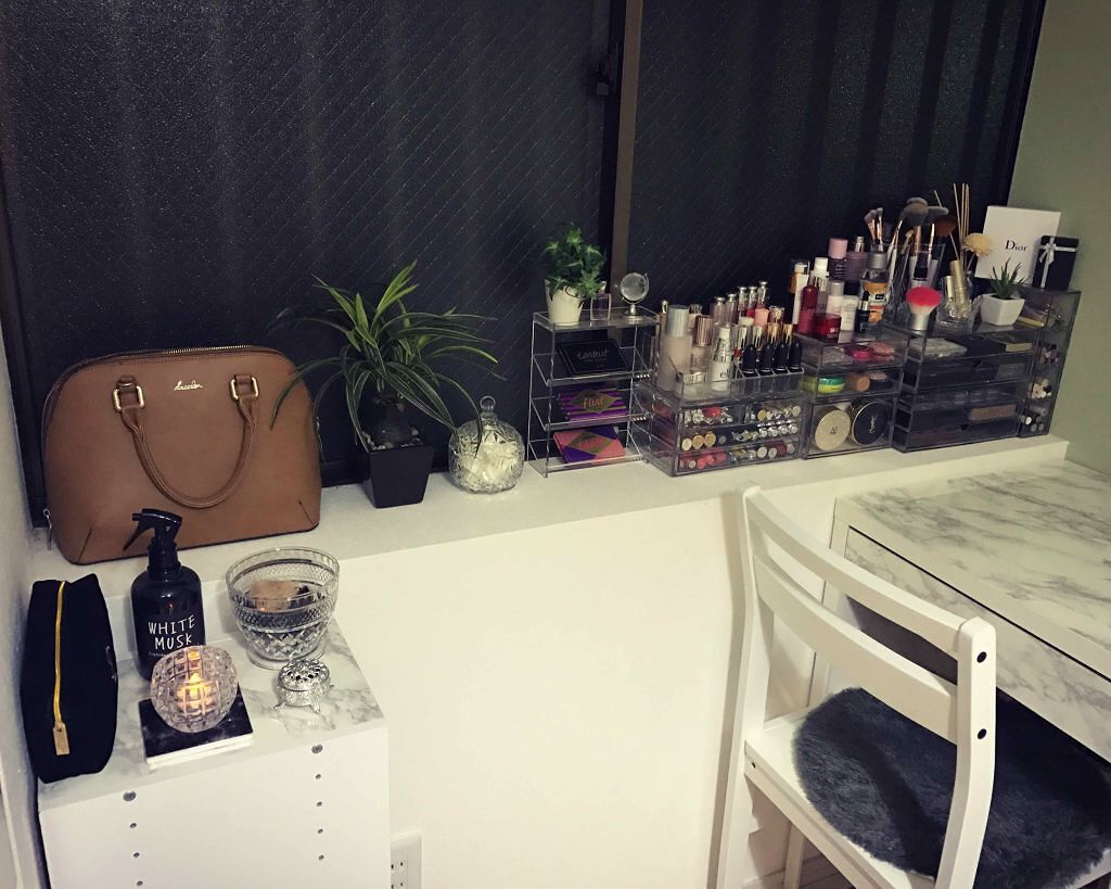 重なるアクリルケース横型3段/無印良品/その他化粧小物を使ったクチコミ（1枚目）