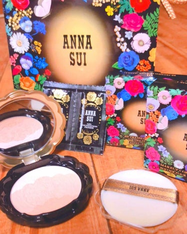 ANNA SUI BBプレストパウダー のクチコミ「YouTubeを見てきになり、百貨店で店員さんと相談しながらこちらを購入しました!!

人生初.....」（2枚目）