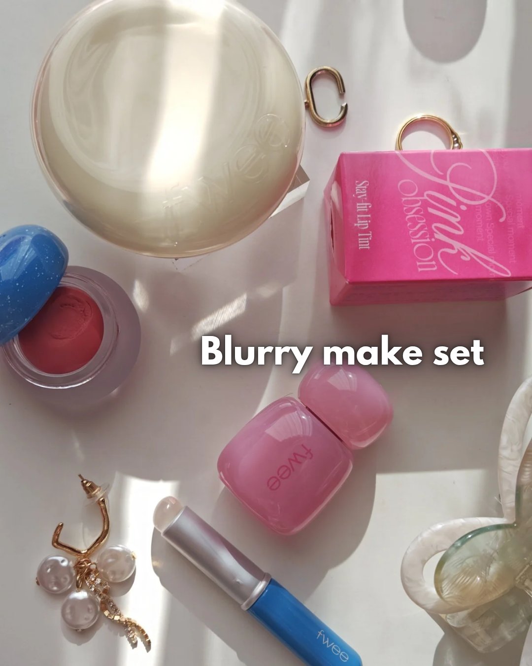 リップアンドチーク ブラーリープリンポット/fwee/口紅を使ったクチコミ（1枚目）