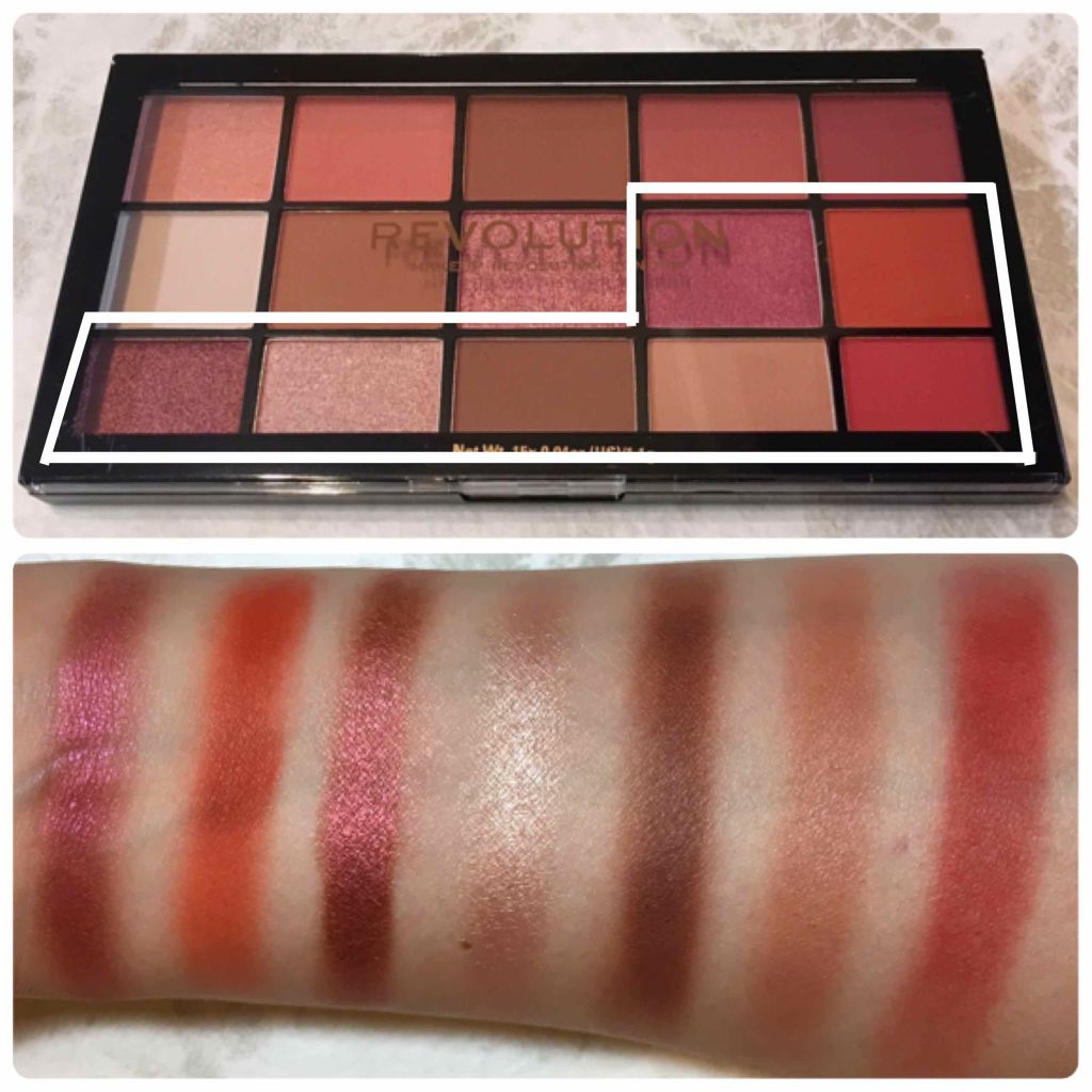 Revolution Reloaded/MAKEUP REVOLUTION/アイシャドウパレットを使ったクチコミ(4枚目)