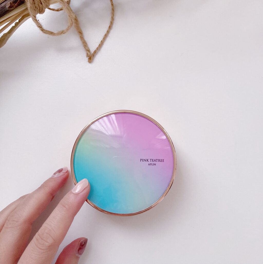 ピンクティーツリーカバークッション/APLIN/クッションファンデーションを使ったクチコミ(1枚目)