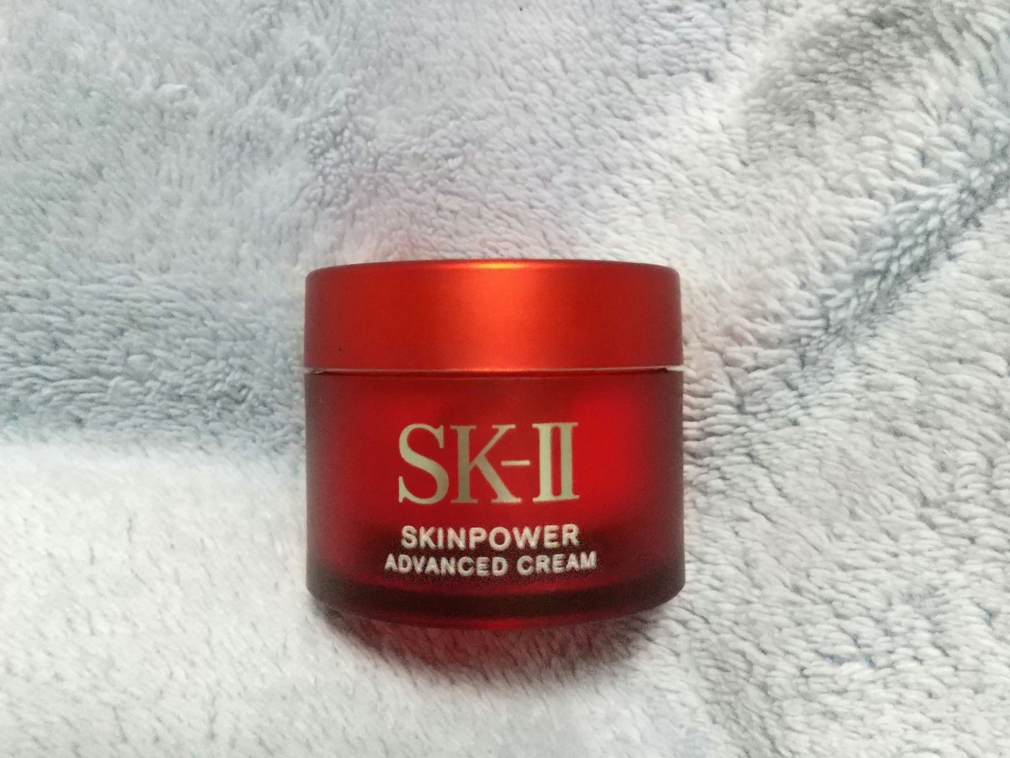 SK-II スキンパワー アドバンスト クリームのクチコミ「【使った商品】スキンパワー アドバンスト クリーム
【商品の特徴】美容クリーム
【使用感】しっ.....」（1枚目）