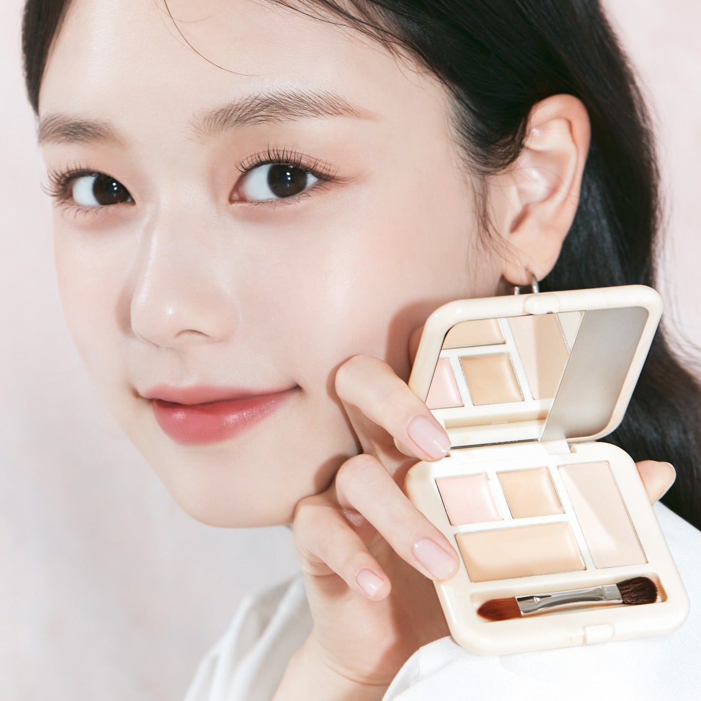 ダブルラスティング コンシーラーパレット/ETUDE/パレットコンシーラーを使ったクチコミ(2枚目)