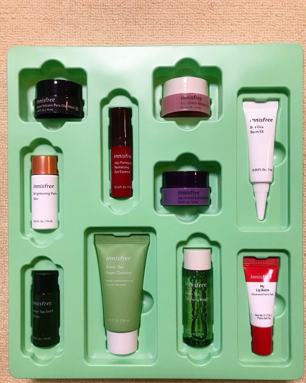 10デイズオブ ホリデーチア ミニセット/innisfree/その他キットセットを使ったクチコミ(3枚目)