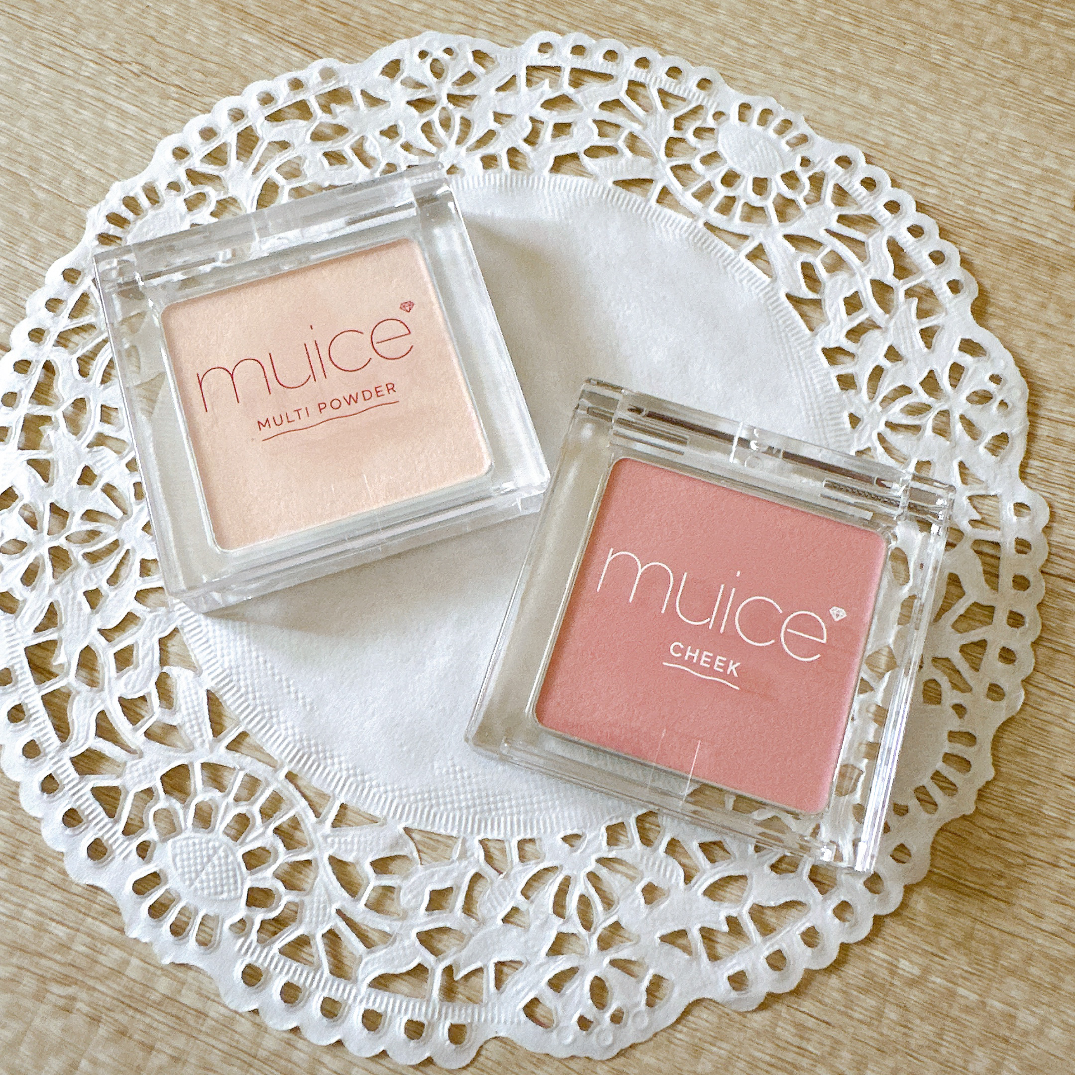 ぽわんチーク/muice/パウダーチークを使ったクチコミ（2枚目）