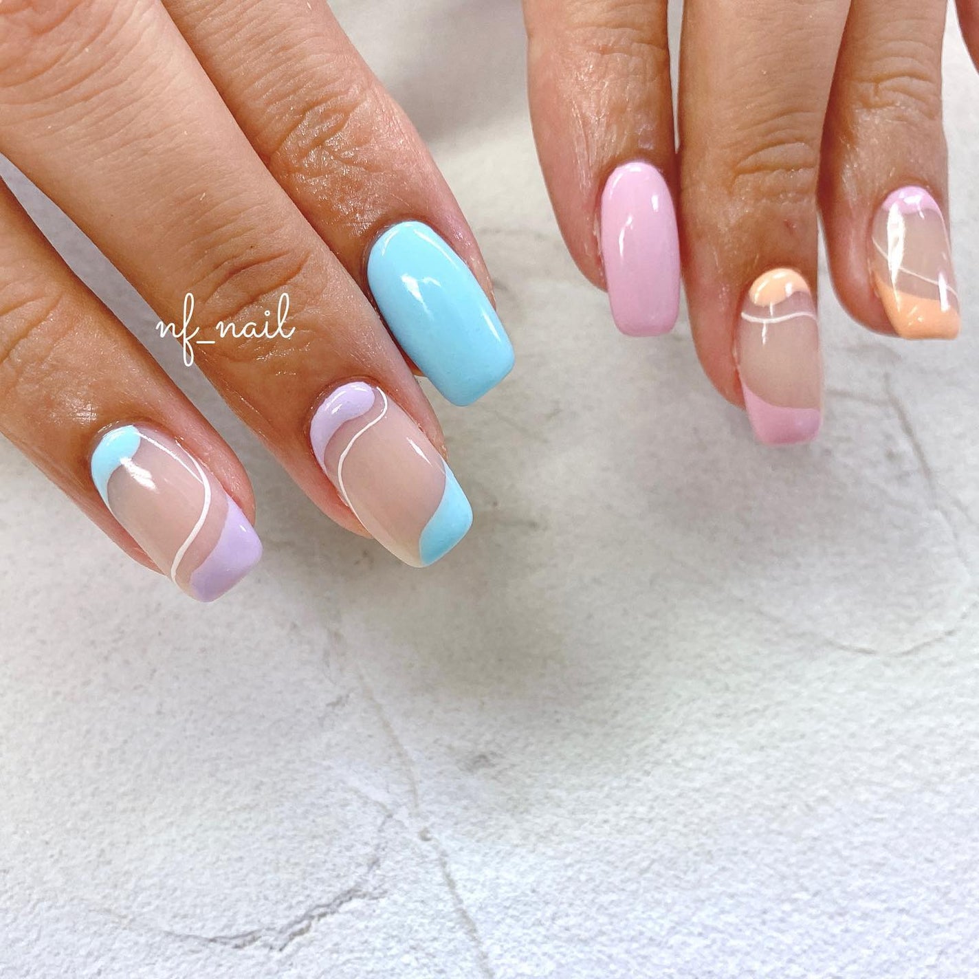 Natsumi◎nailist on LIPS 「nuance.持ち込み¥9,980.#ネイル#ネイルデザイ..」(1枚目)