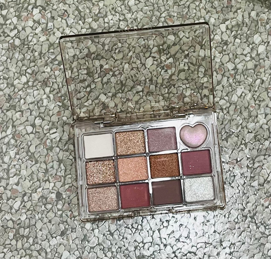 シャイニング12色ミニアイシャドウパレット/jill leen./アイシャドウパレットを使ったクチコミ(1枚目)