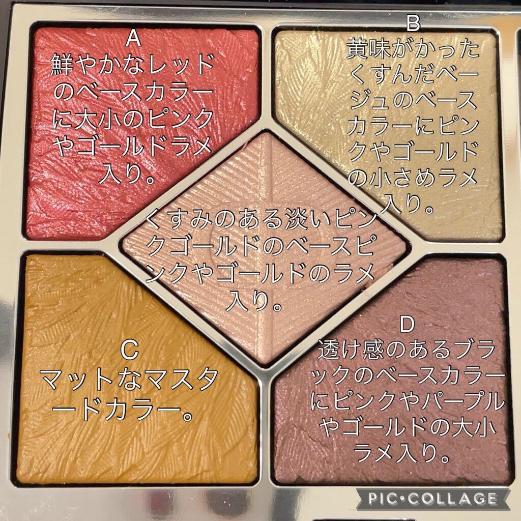 サンク クルール クチュール＜バーズ オブ ア フェザー＞/Dior/アイシャドウパレットを使ったクチコミ（3枚目）