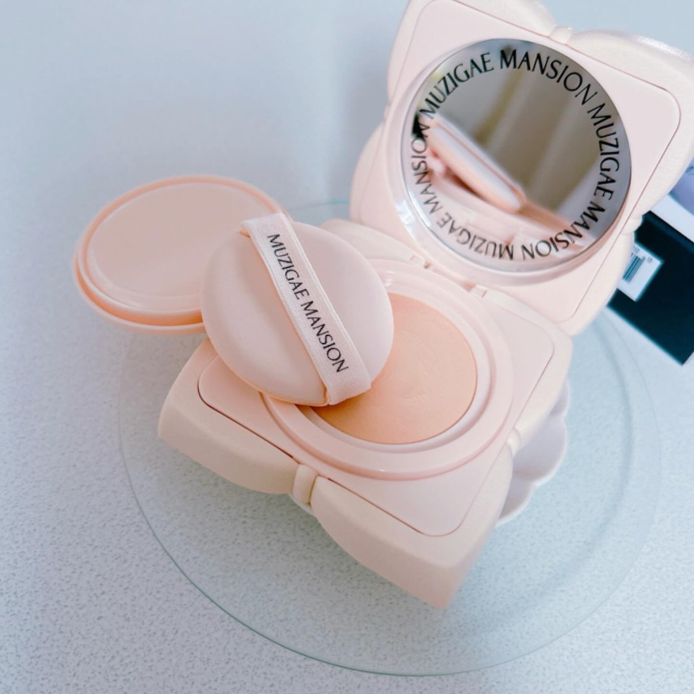 スリックウォータークッション/MUZIGAE MANSION/クッションファンデーションを使ったクチコミ(4枚目)