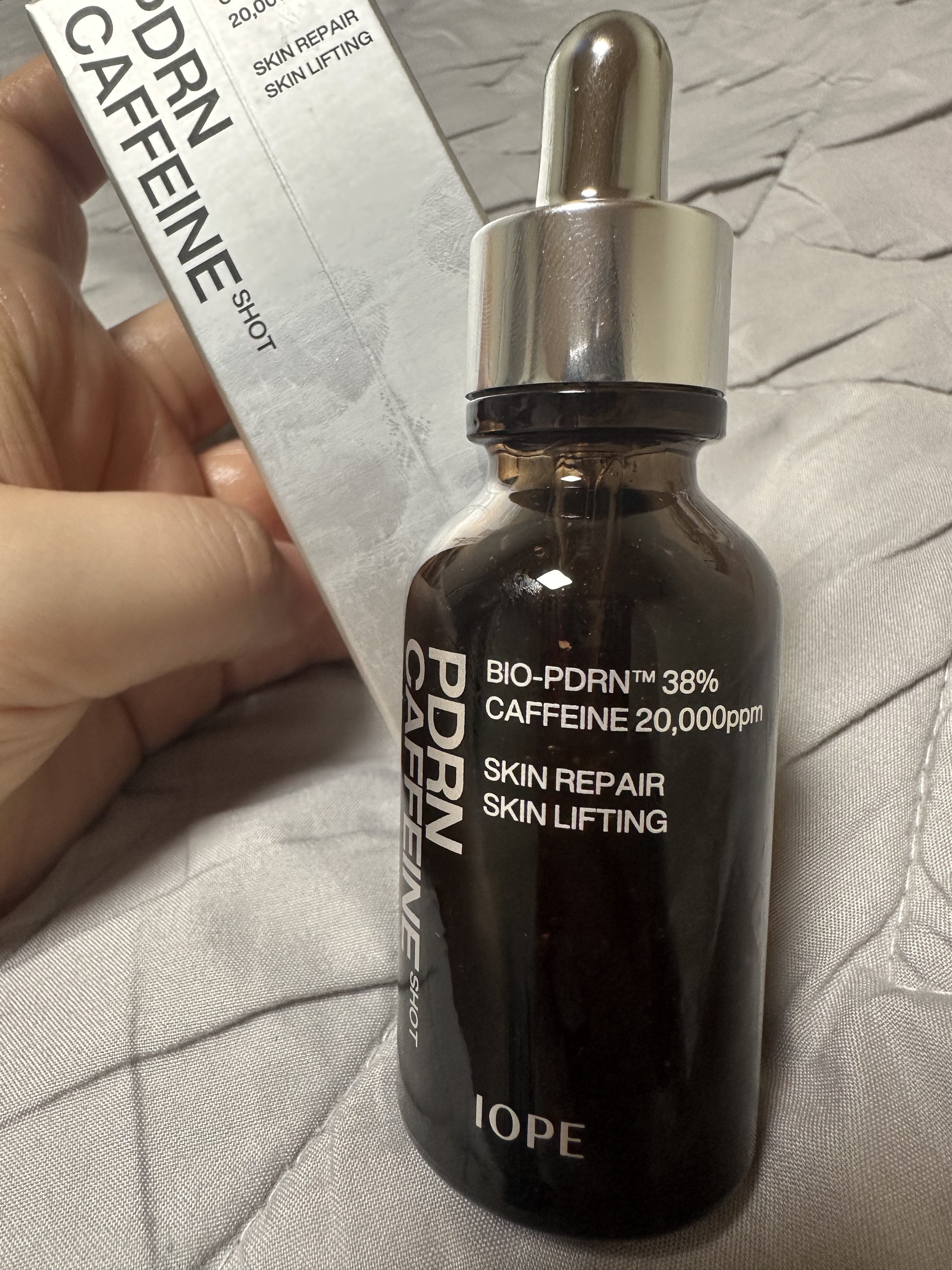 PDRNカフェインショット/IOPE/美容液を使ったクチコミ（2枚目）