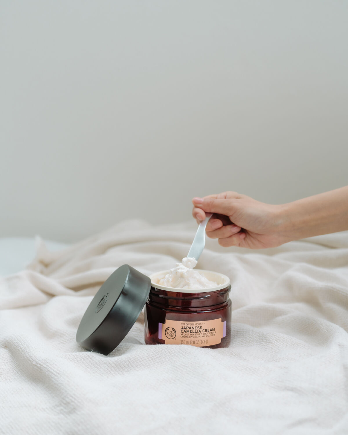 ジャパニーズ ベルベットモイスチャークリーム/THE BODY SHOP/ボディクリームを使ったクチコミ（1枚目）