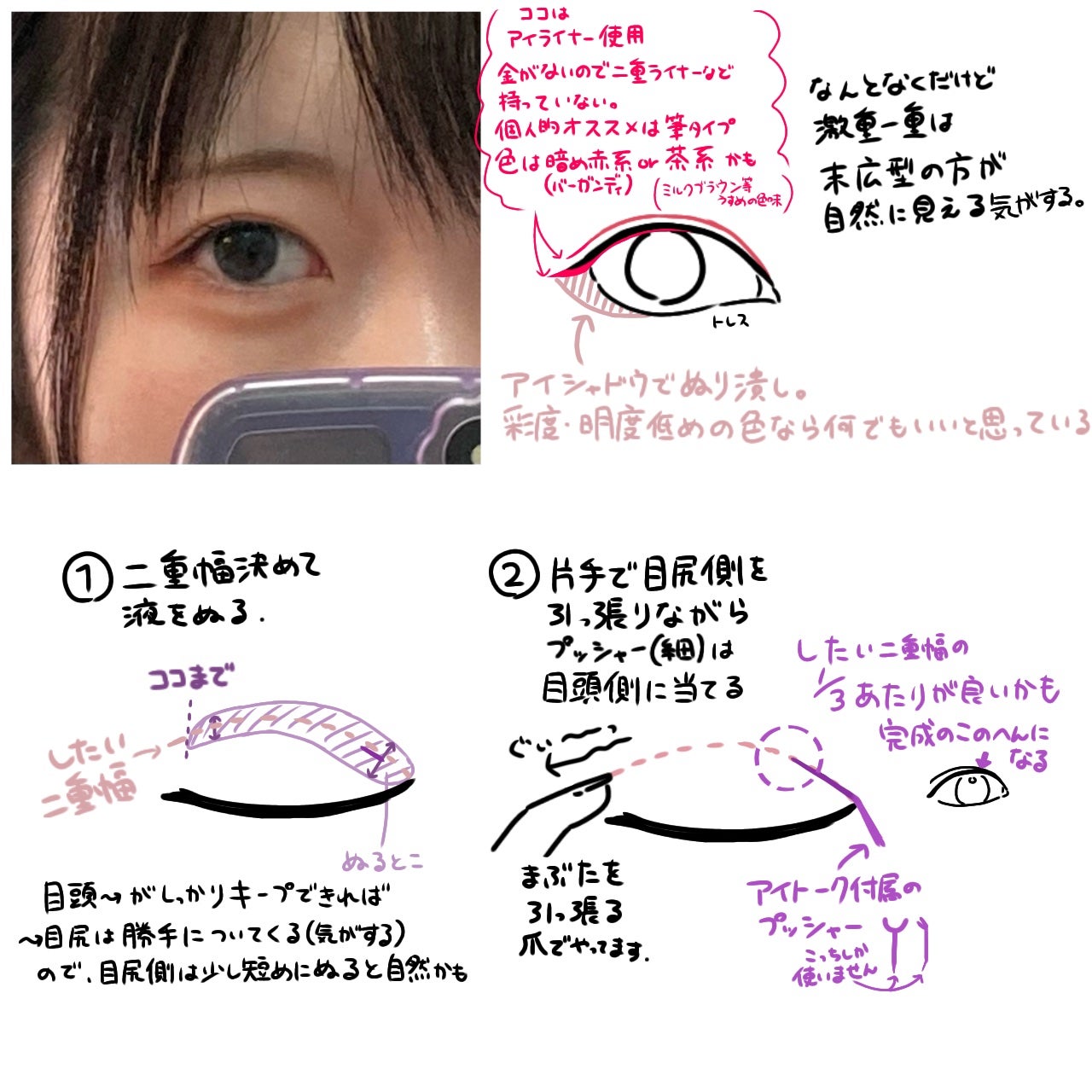 アイトーク スーパーホールド/アイトーク/二重まぶた用アイテムを使ったクチコミ(3枚目)