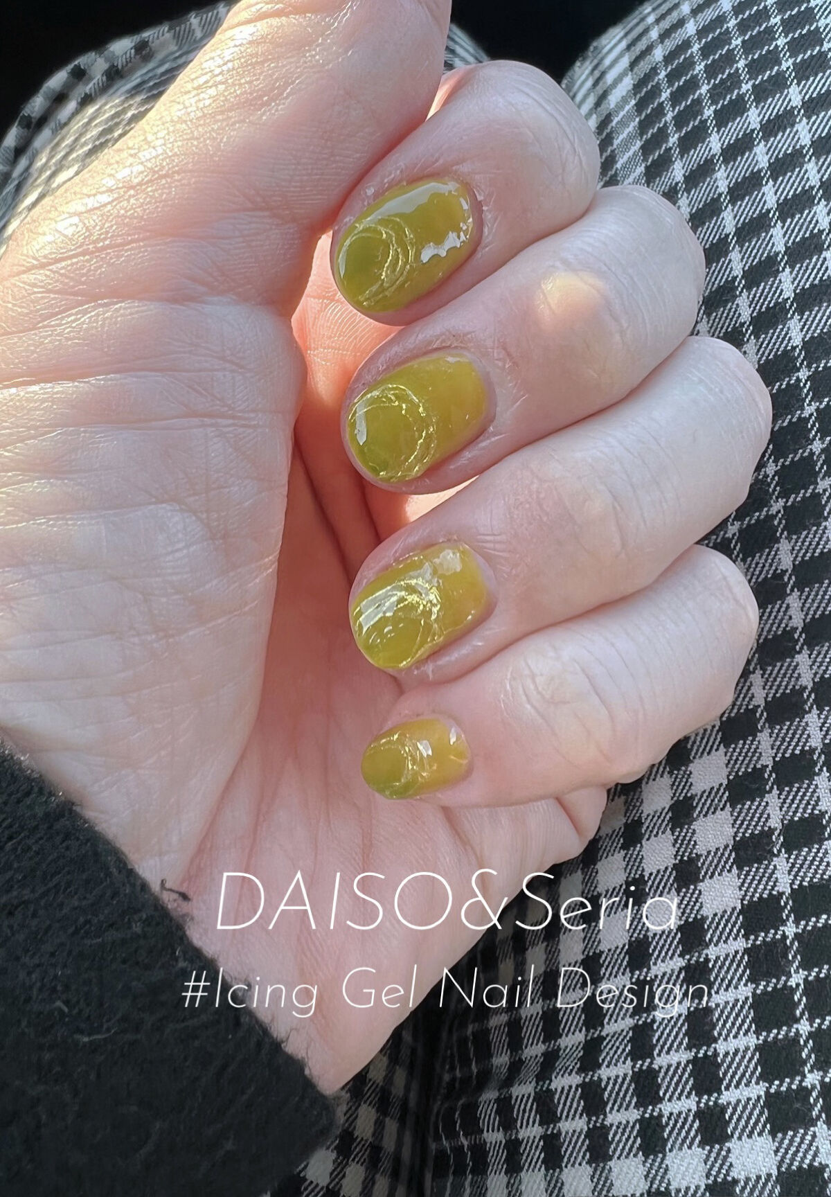 BRG ジェルネイル 50 ピスタチオ/DAISO/ジェルネイルを使ったクチコミ（1枚目）