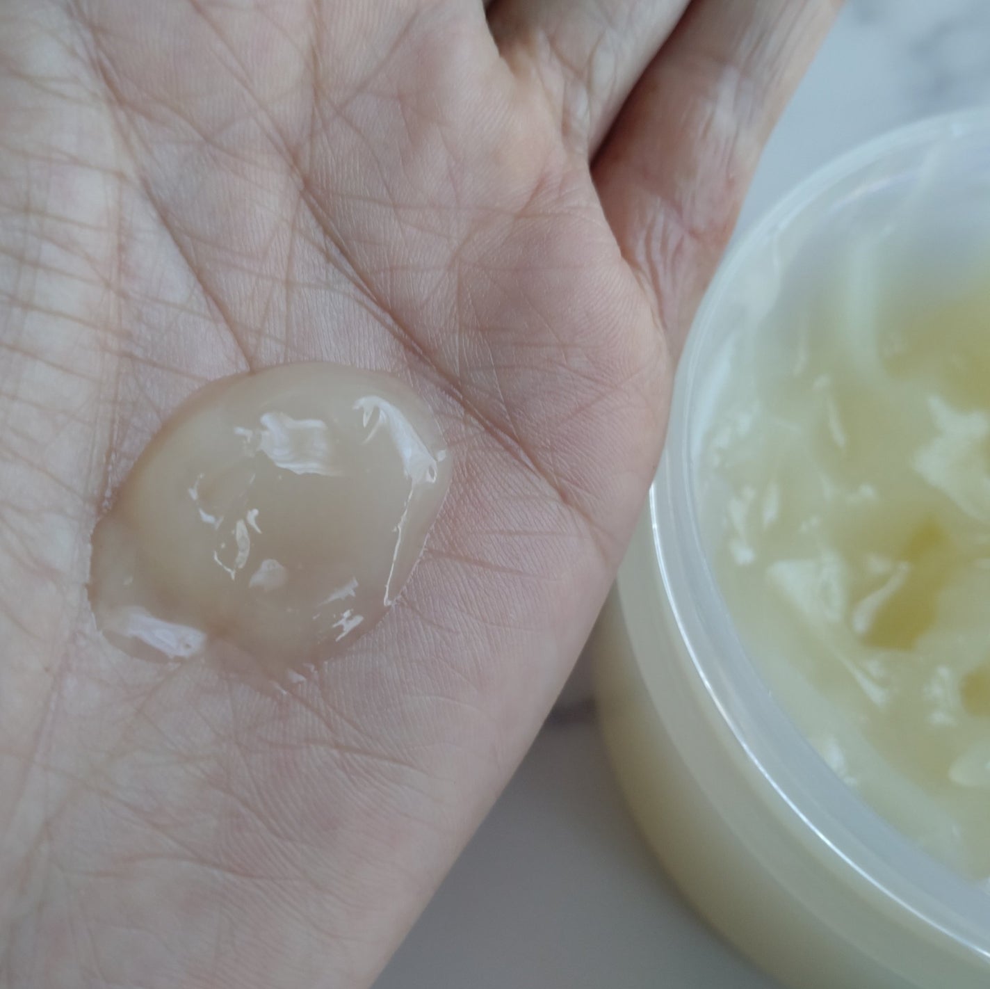 オレンジクレンジングシャーベット/AROMATICA/クレンジングバームを使ったクチコミ(2枚目)