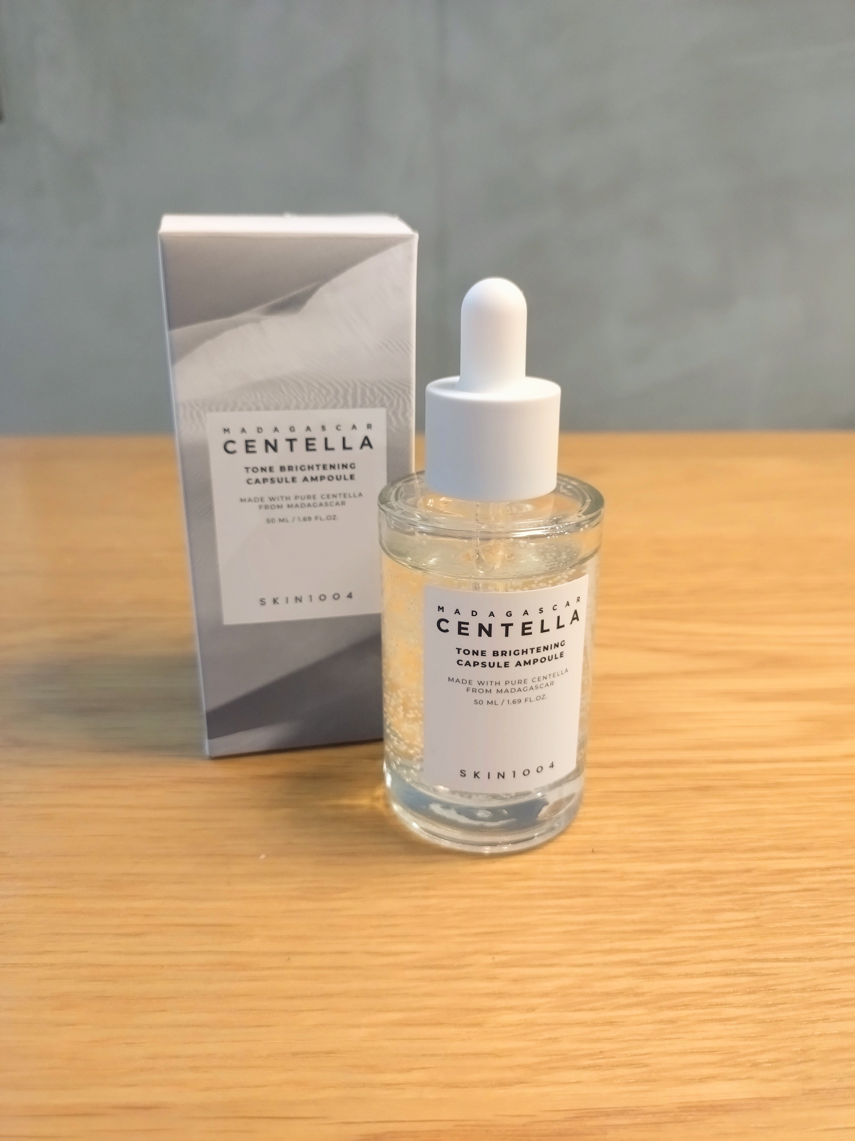 トーンブライトニング カプセルアンプル/SKIN1004/美容液を使ったクチコミ（1枚目）