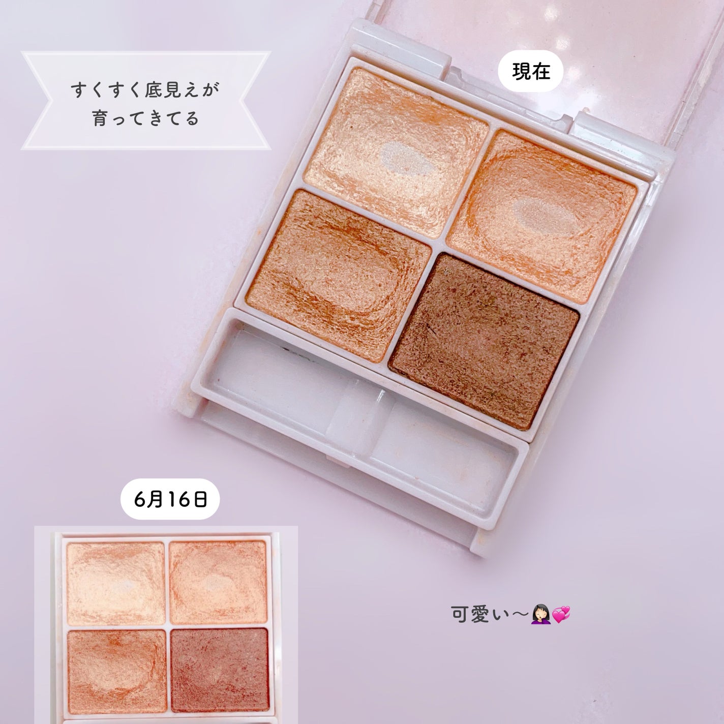 シルキースフレアイズ/キャンメイク/アイシャドウパレットを使ったクチコミ(1枚目)