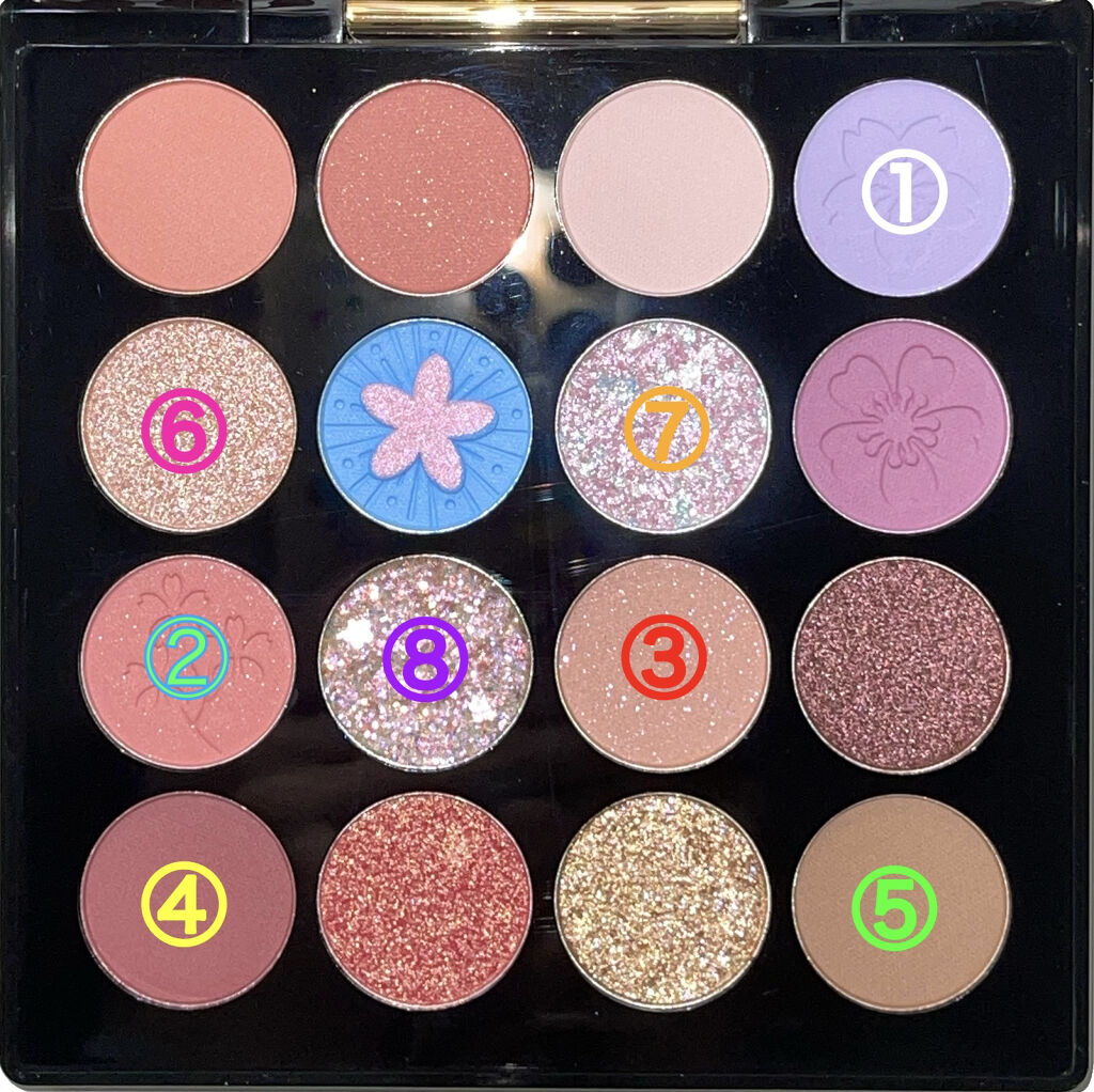 イメージ「マヤ」 アイシャドウパレット/ZEESEA/アイシャドウパレットを使ったクチコミ（3枚目）