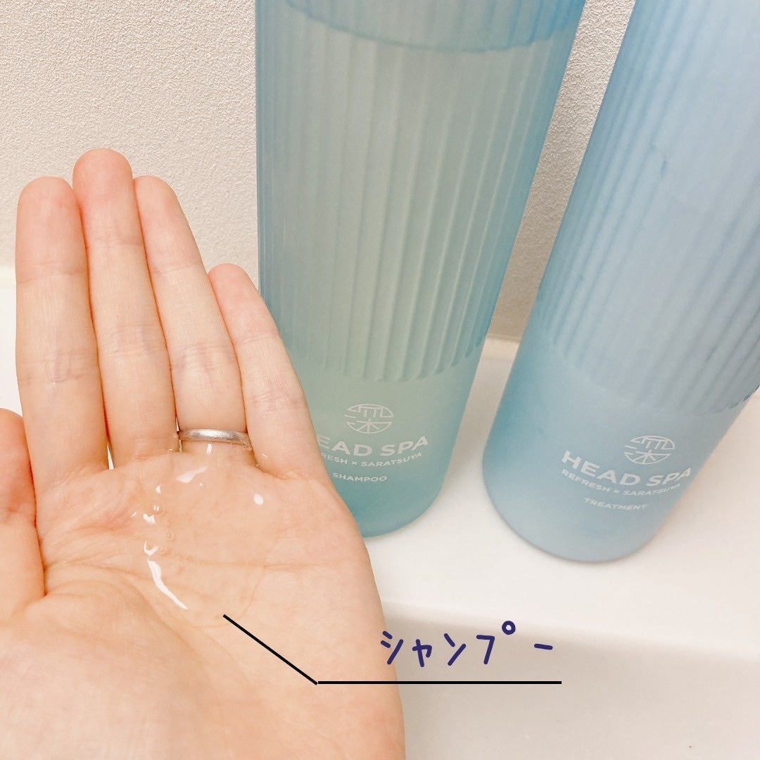 リフレッシュ × さらつや シャンプー/トリートメント/h&s/市販シャンプーを使ったクチコミ(2枚目)