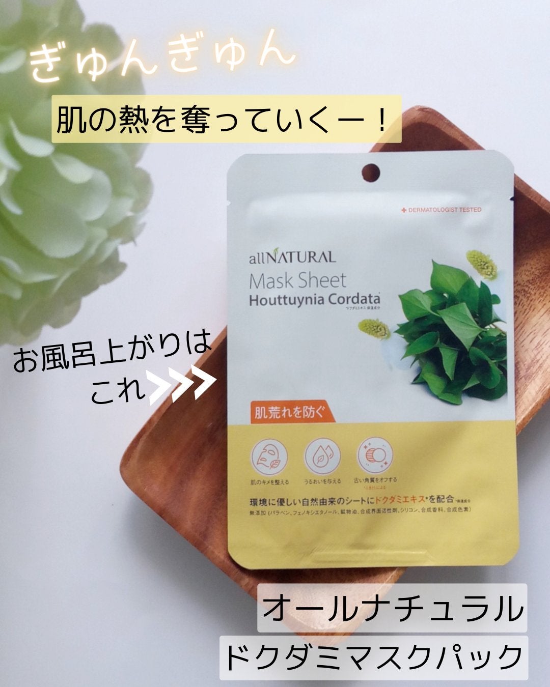 オールナチュラル マスクパックDK/allNATURAL/シートマスク・パックを使ったクチコミ(1枚目)