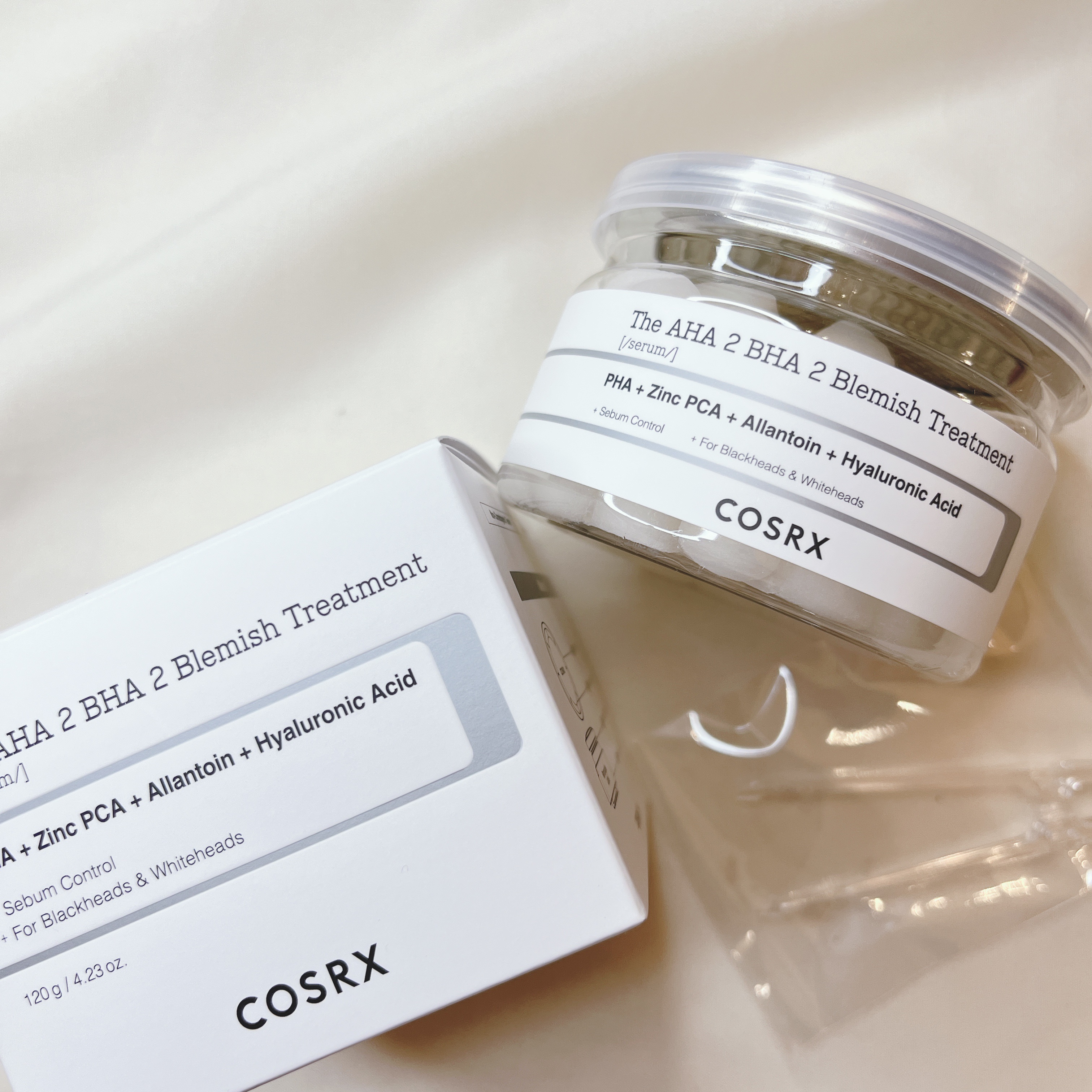 RXザ・AHA2 BHA2 ブラミッシュトリートメントセラムコットン/COSRX/美容液を使ったクチコミ（2枚目）