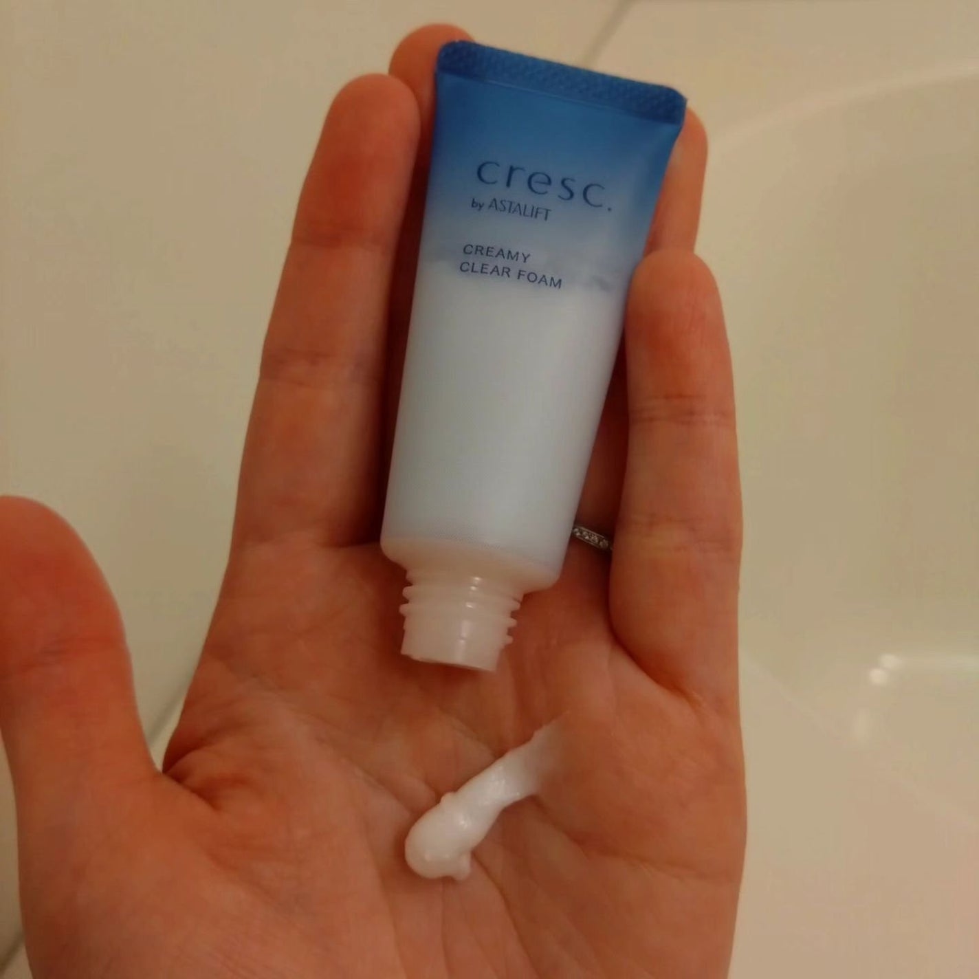 クリーミー クリアフォーム/cresc. by ASTALIFT/洗顔フォームを使ったクチコミ(2枚目)
