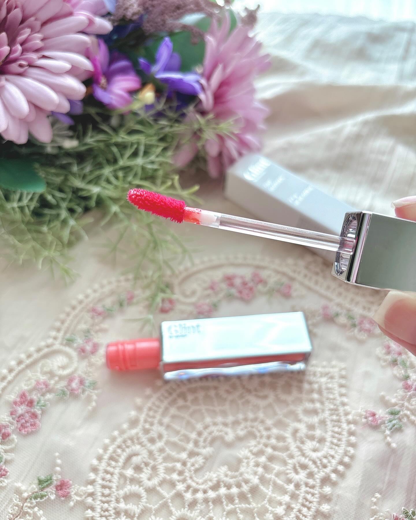 ティントグロス/Glint/リップグロスを使ったクチコミ（3枚目）