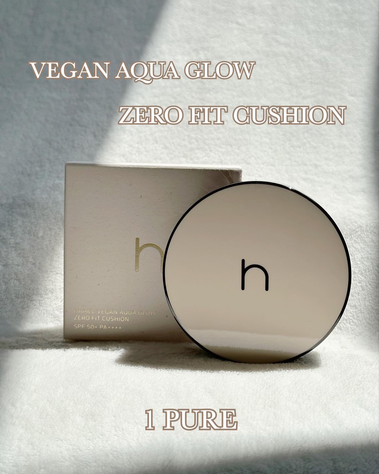 ヴィーガンアクアゼロフィットクッション/HAMEL/クッションファンデーションを使ったクチコミ（2枚目）