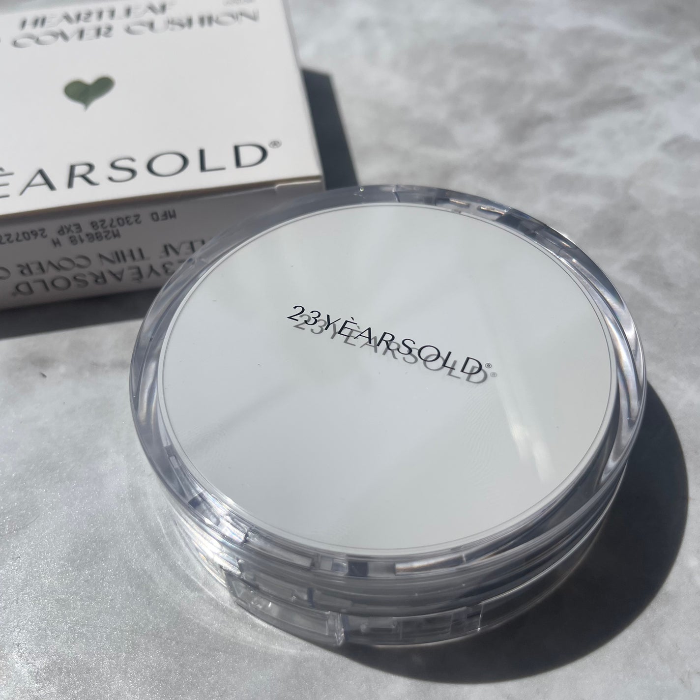 ハートリーフシーンカバークッション/23years old/クッションファンデーションを使ったクチコミ(6枚目)