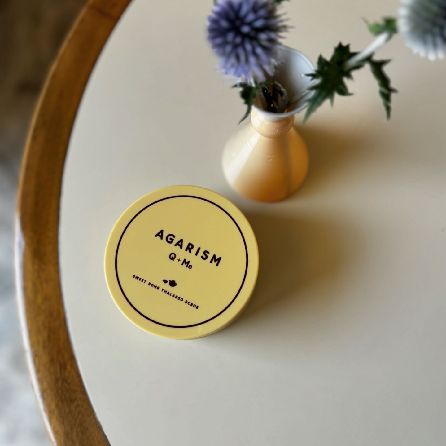 Q+Me スウィートボムタラソスクラブレモンティーの香り/AGARISM/バストケア・ヒップケアを使ったクチコミ（2枚目）