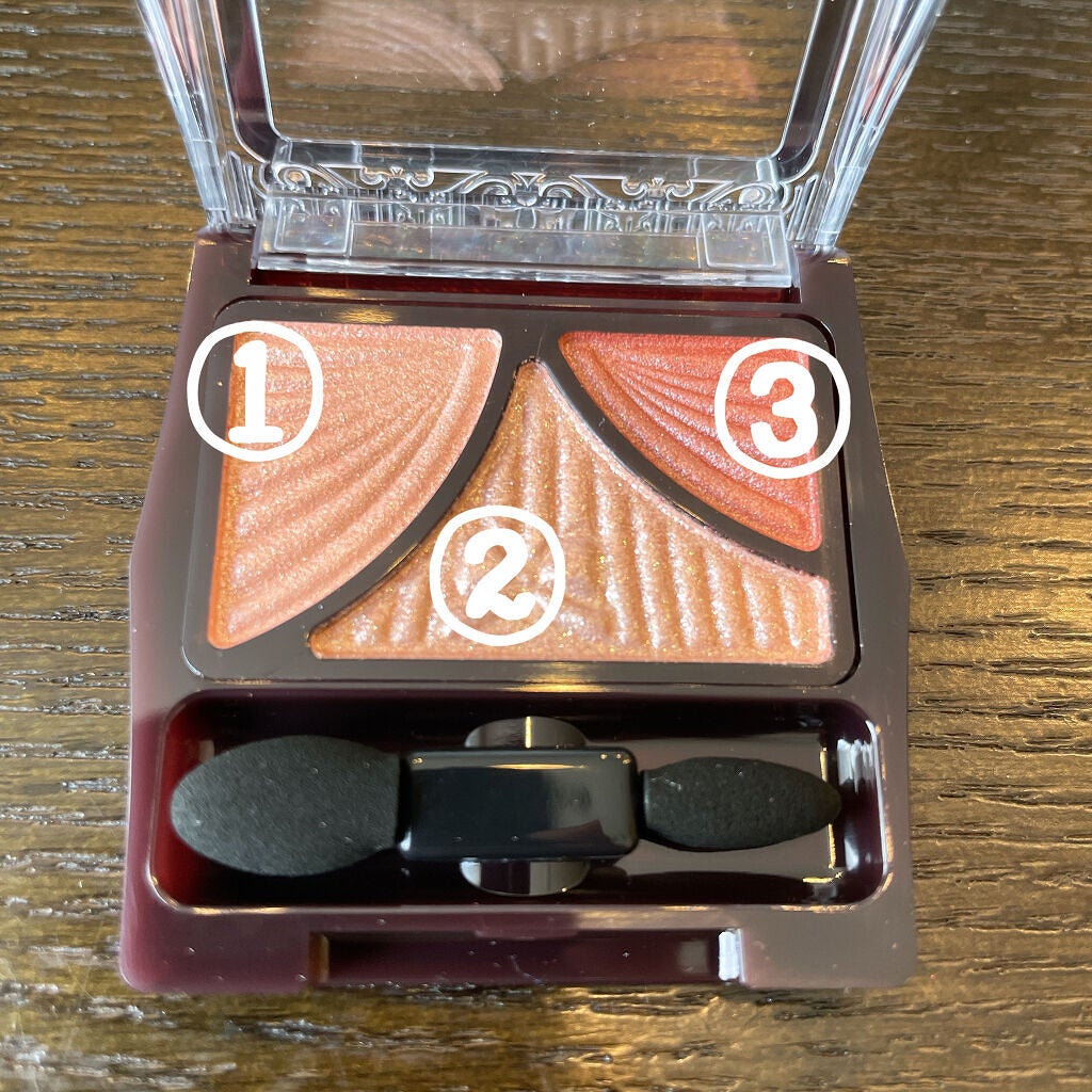 ジューシーピュアアイズ/キャンメイク/アイシャドウパレットを使ったクチコミ(2枚目)