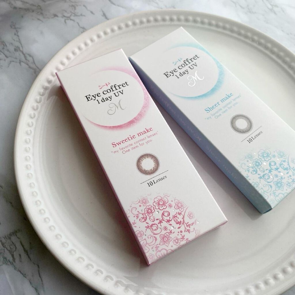 アイコフレ ワンデー UV M/シード/ワンデー(1DAY)カラコンを使ったクチコミ(3枚目)