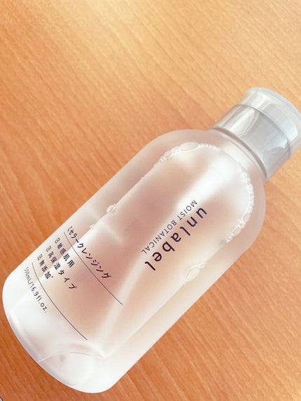 モイストボタニカル ミセラークレンジングR/unlabel/クレンジングウォーターを使ったクチコミ(1枚目)