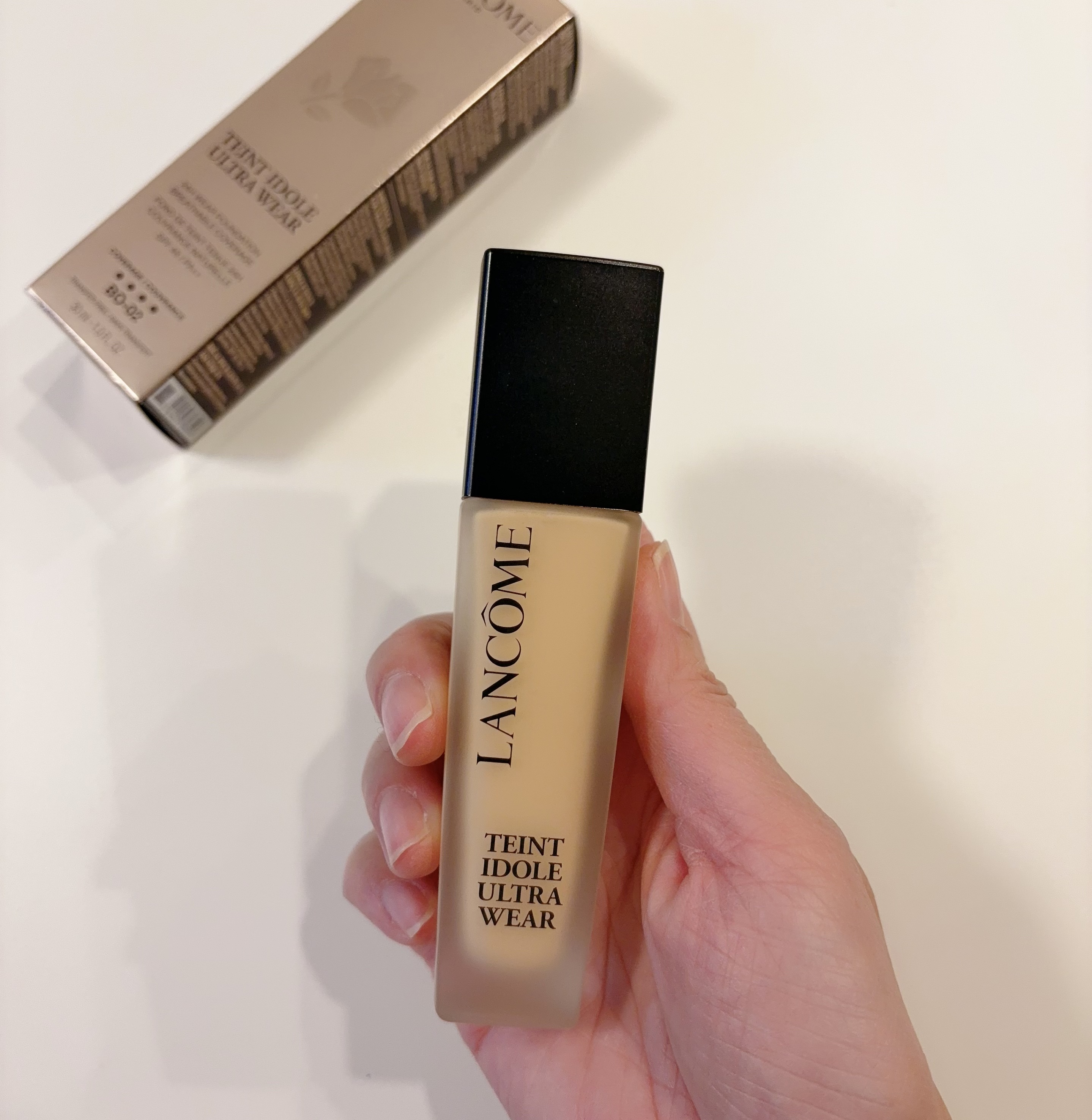 タンイドル ウルトラ ウェア リキッド N/LANCOME/リキッドファンデーションを使ったクチコミ（1枚目）