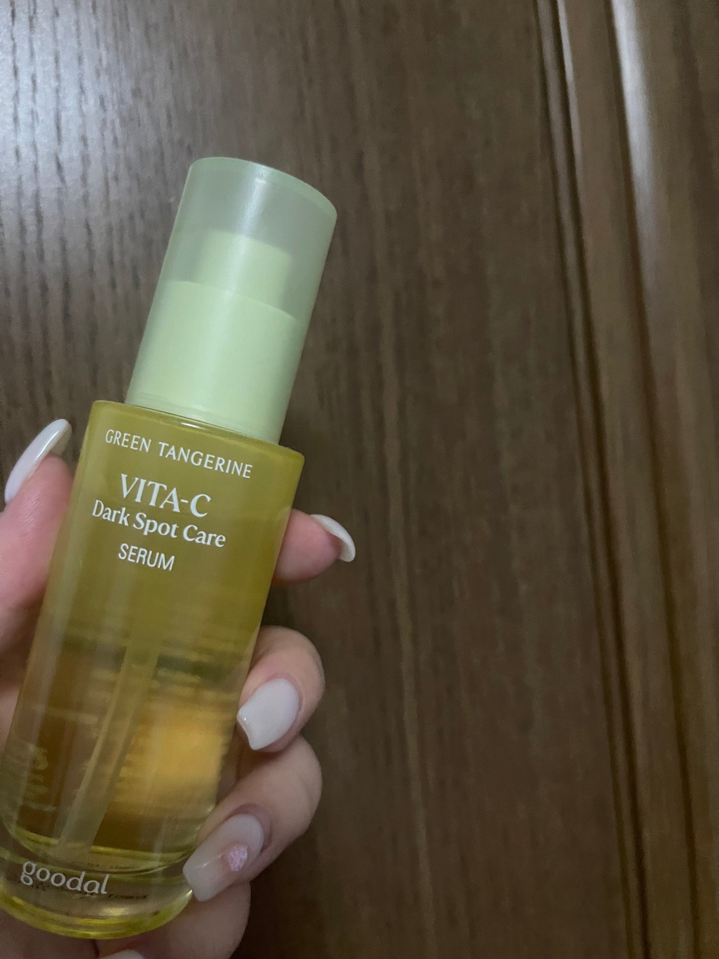 グリーンタンジェリン ビタC ダークスポットケアセラム/goodal/美容液を使ったクチコミ(1枚目)