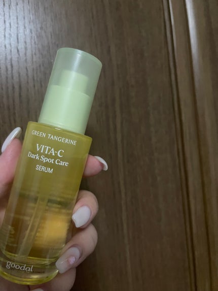 グリーンタンジェリン ビタC ダークスポットケアセラム/goodal/美容液を使ったクチコミ(1枚目)