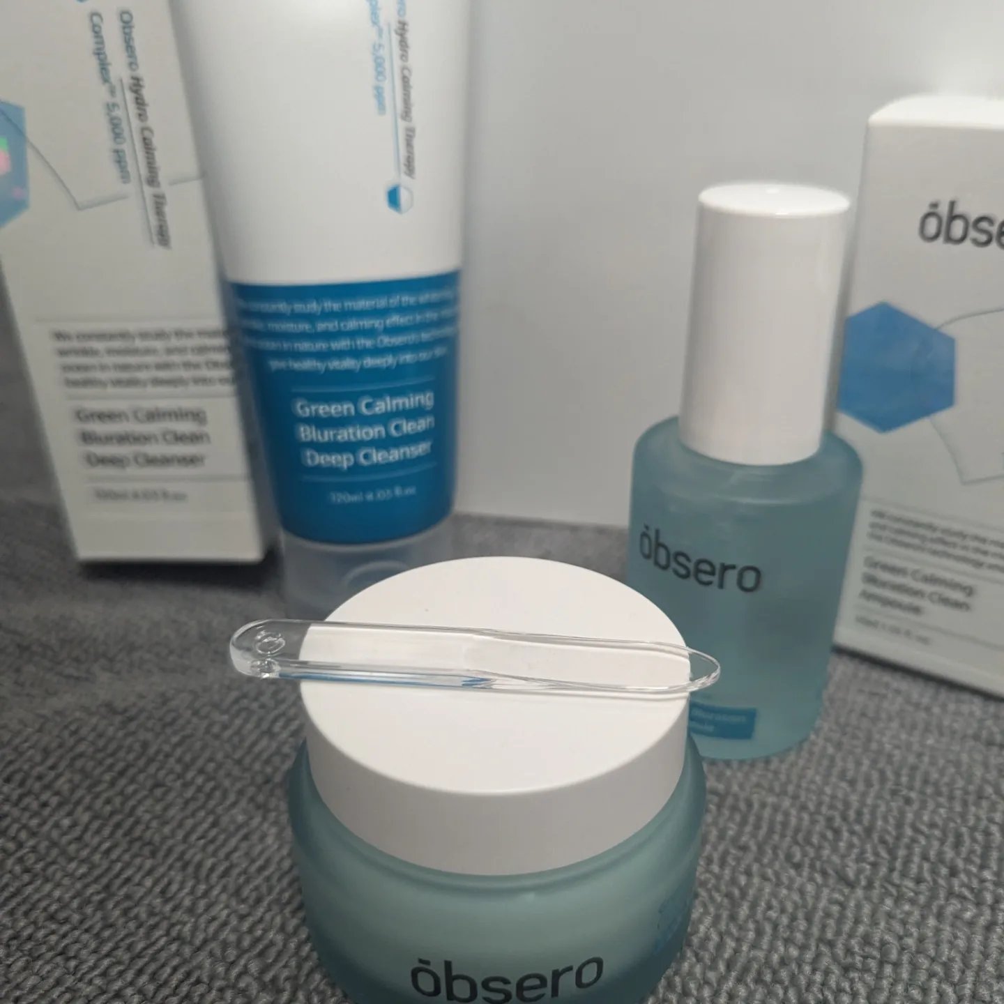 グリーンカーミングブルーレーションクリーンアンプル/obsero/美容液を使ったクチコミ（2枚目）