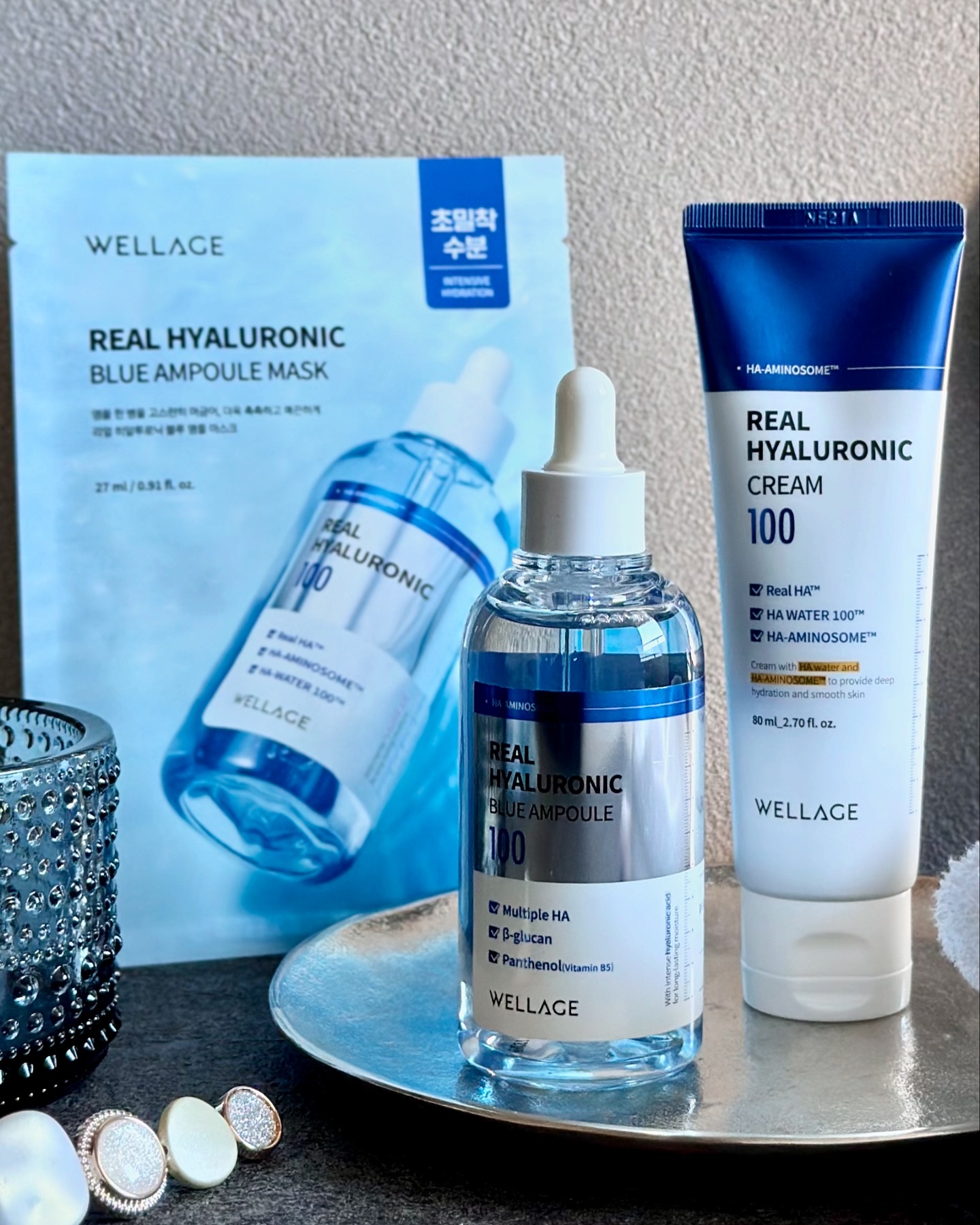 リアルヒアルロニックブルーアンプル 100/Wellage/美容液を使ったクチコミ（2枚目）