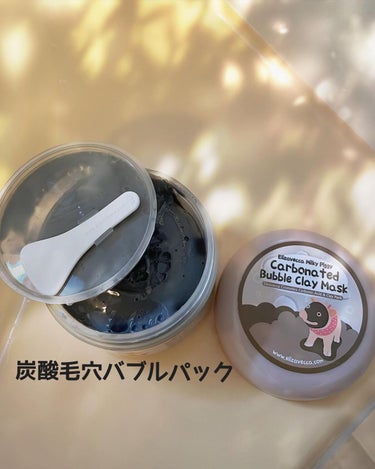 Elizavecca Carbonated Bubble Clay Maskのクチコミ「✩.*˚Elizavecca Milky Piggy 
  Carbons Ted Bubbl.....」（1枚目）