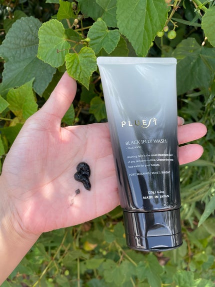 BLACK JELLY WASH(ブラックジェリーウォッシュ)/PLUEST/その他洗顔料を使ったクチコミ(3枚目)