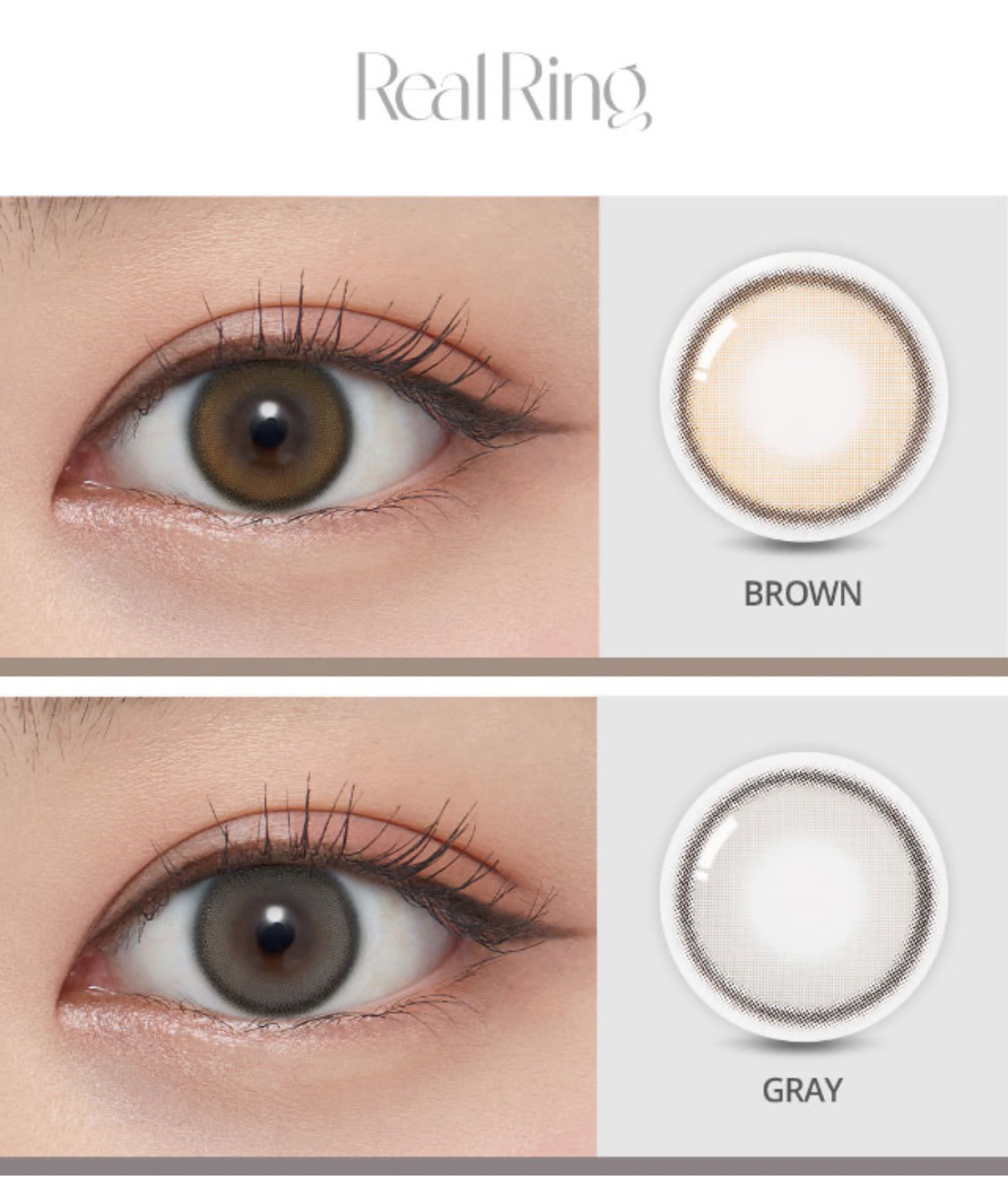 Real Ring 1day/OLENS/ワンデー（１DAY）カラコンを使ったクチコミ（3枚目）
