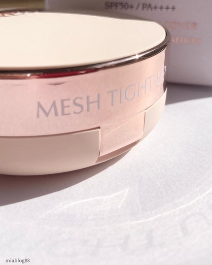 メッシュタイトアップクッション/BEAUDIANI/クッションファンデーションを使ったクチコミ(8枚目)